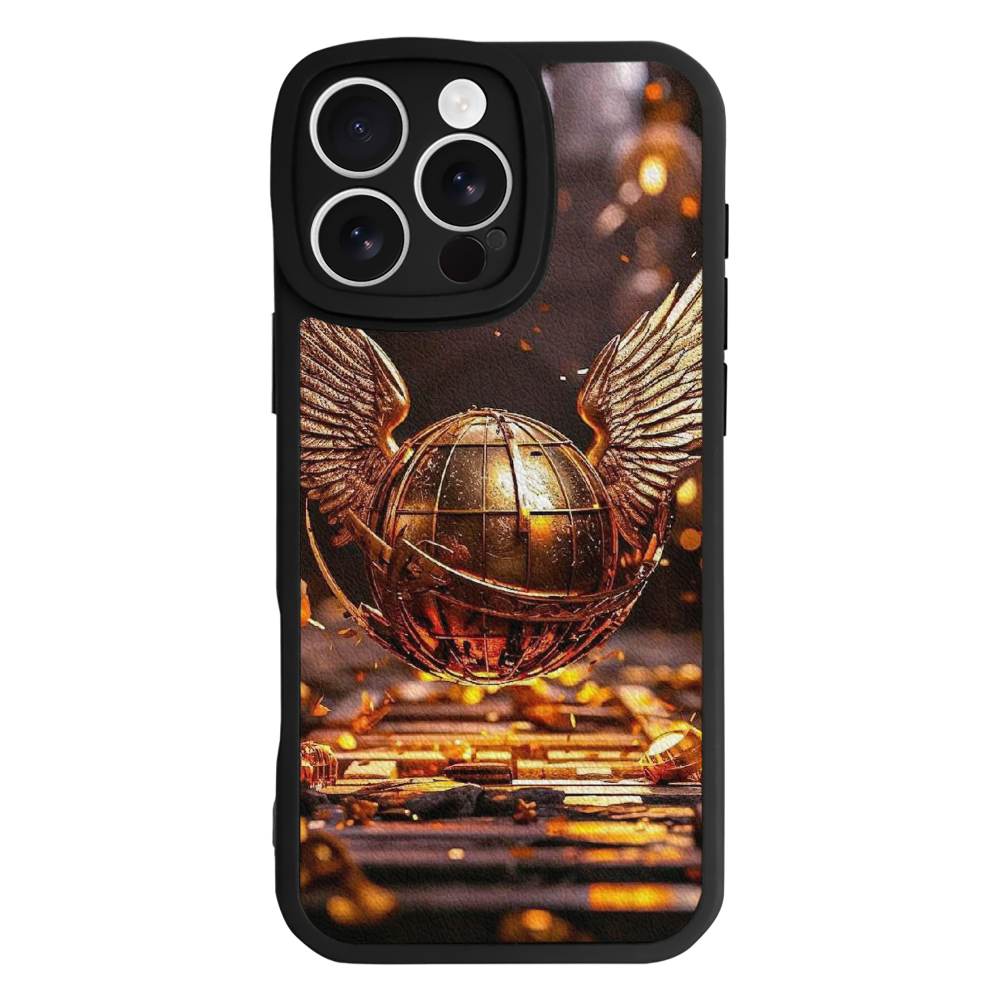 （画像用） Harry Potter ハリー・ポッターシリーズ 【iPhone 16シリーズ対応】シリコンスマホケース（レザー調） 材質：シリコン
